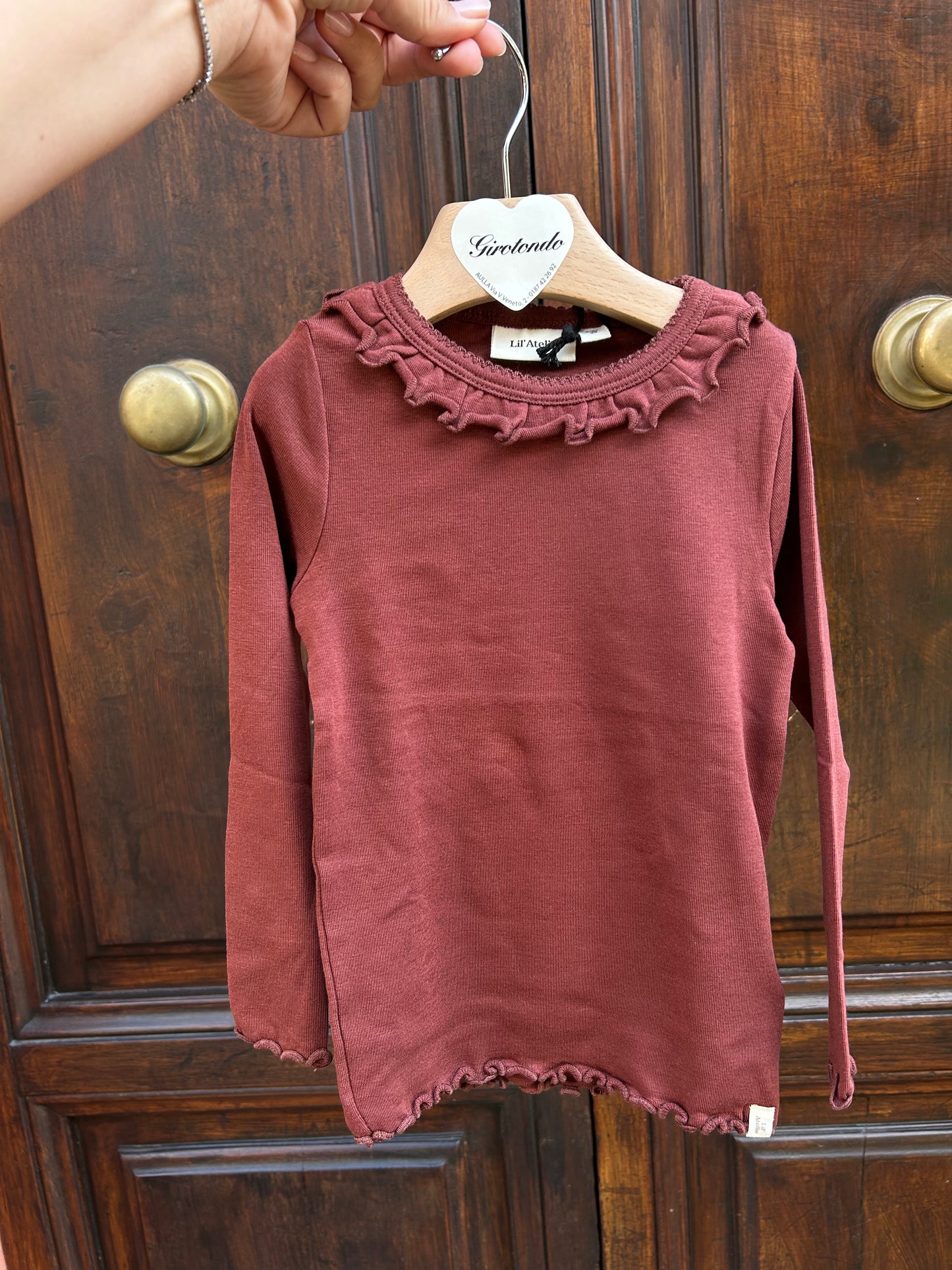 T-shirt con colletto Lil Atelier