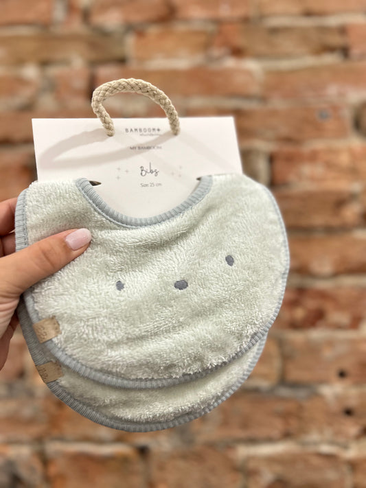 Set 2 bavaglini in spugna Bamboom