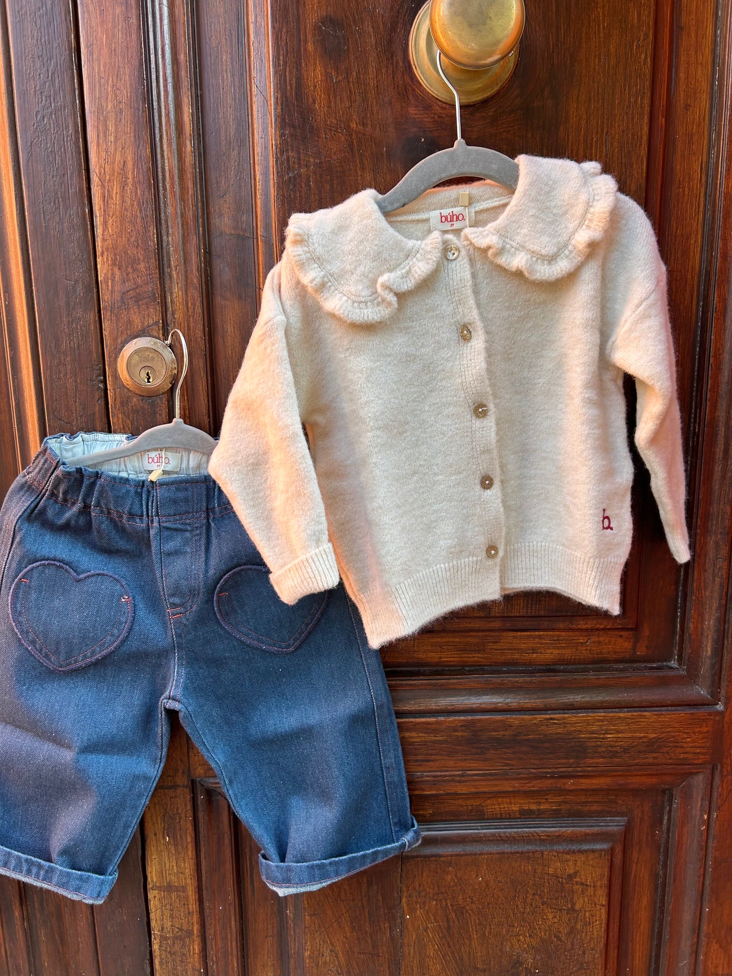Denim con tasche cuori