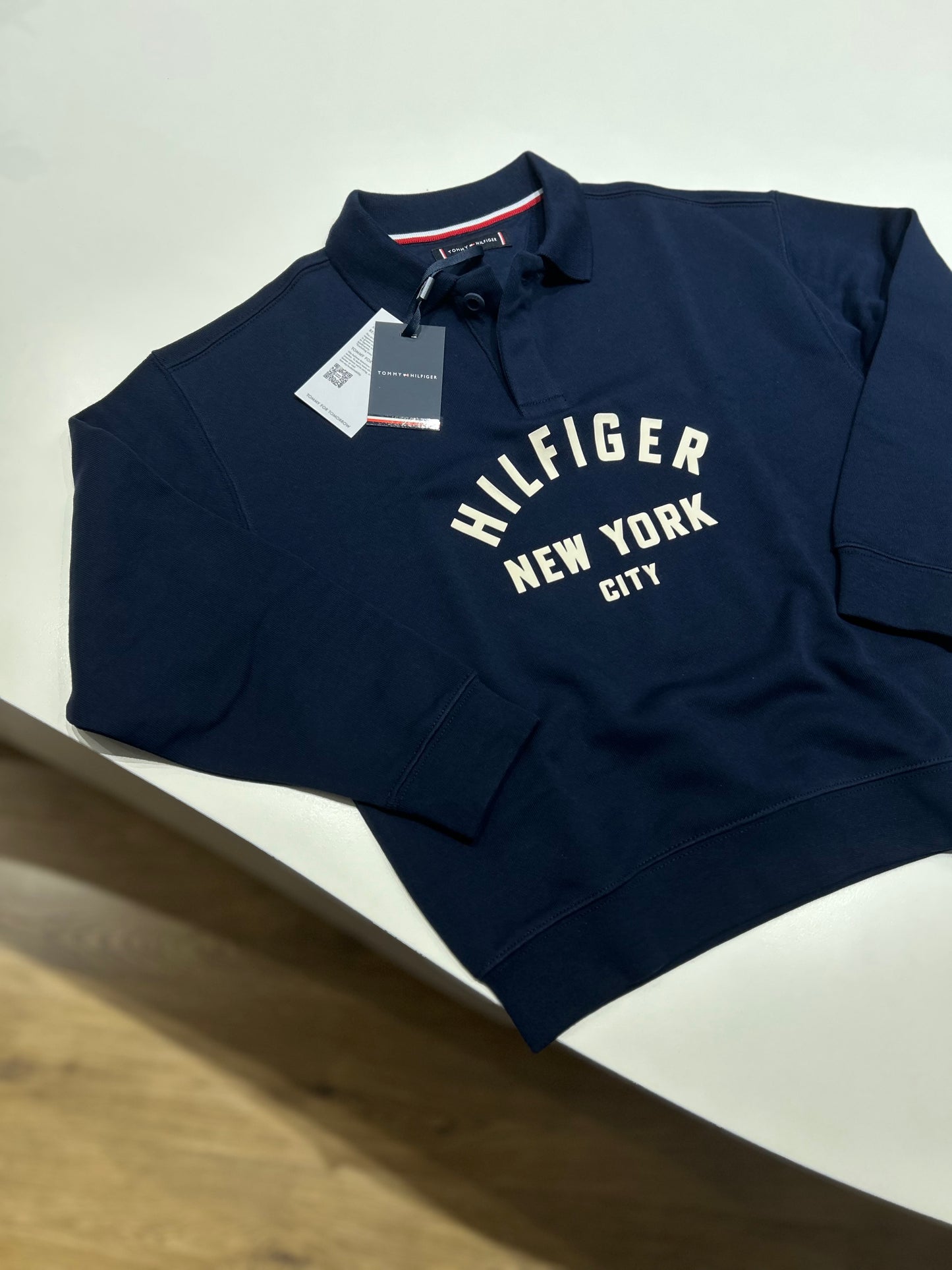 Felpa con colletto Tommy Hilfiger