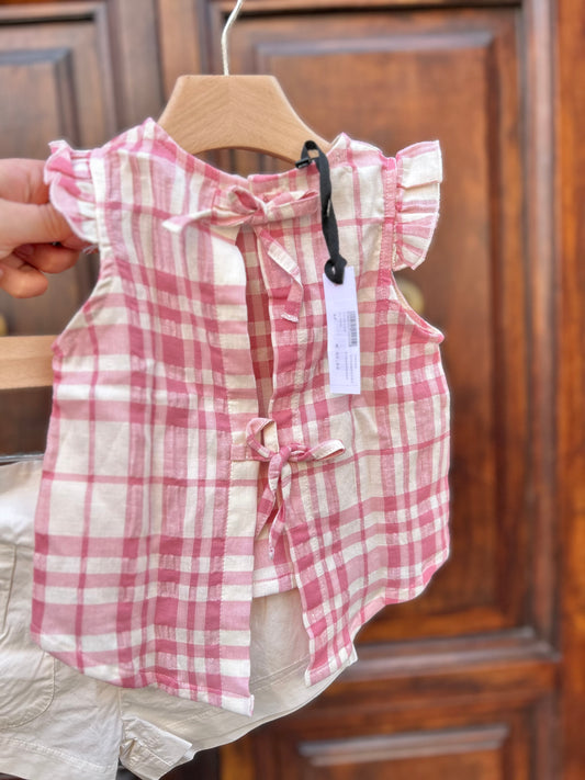 Completo camicia a quadri