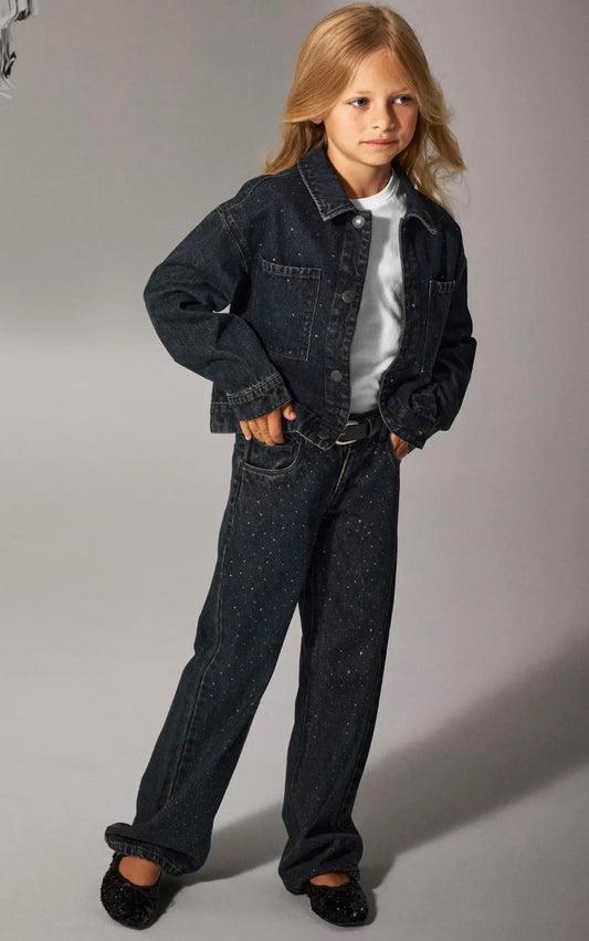 Jeans con strass