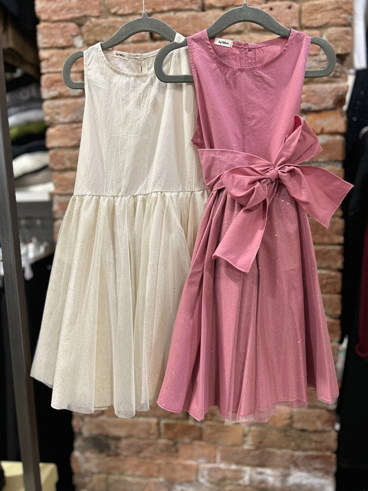 Abito tulle e fiocco