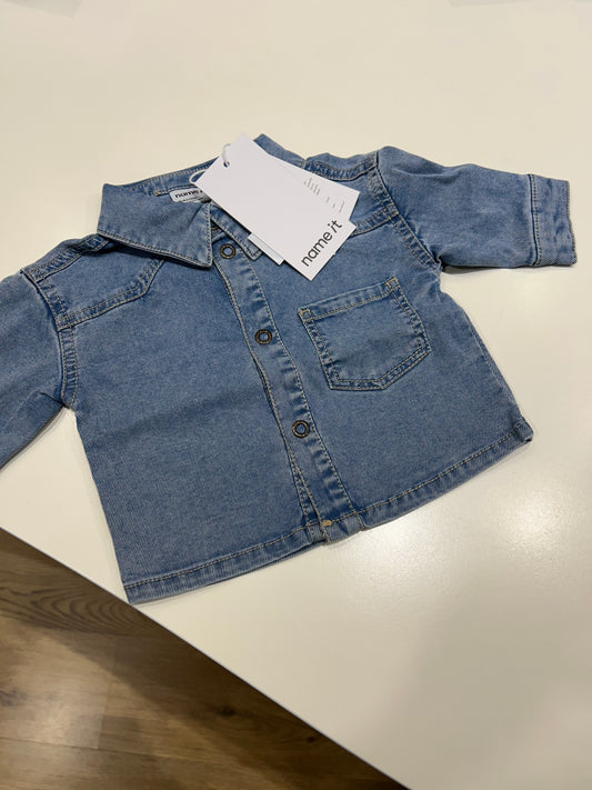 Camicia morbida denim