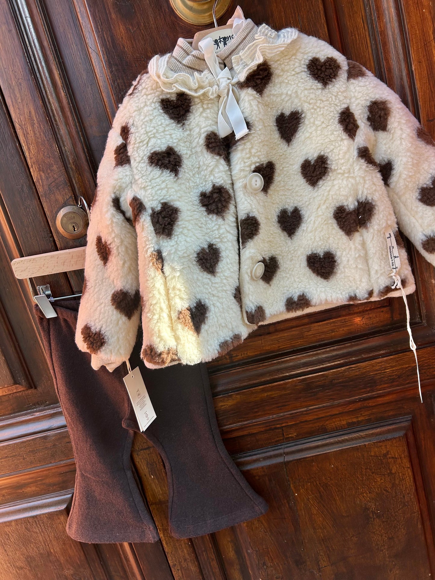 Completo in caldo cotone Brown