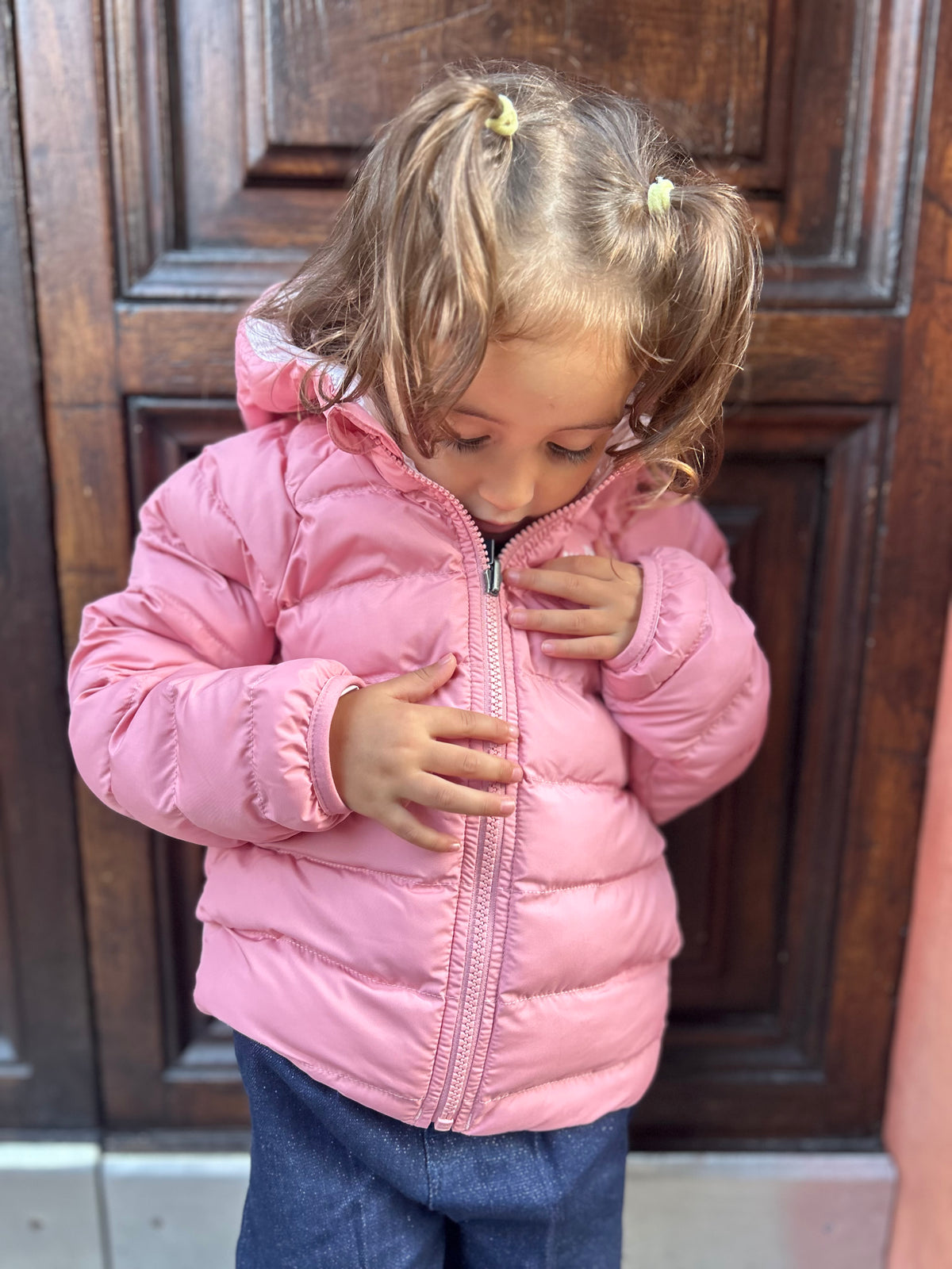 Giubbotto reversibile bambina the north face