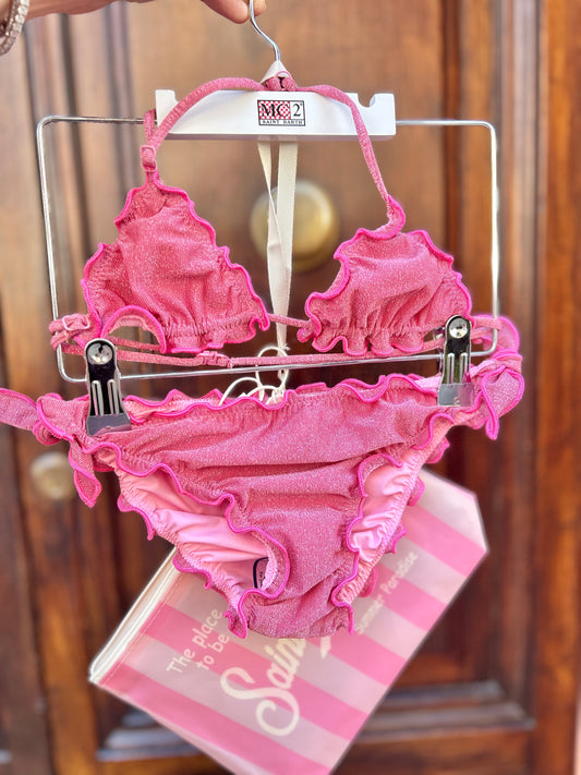 Costume 2pz lurex triangolino