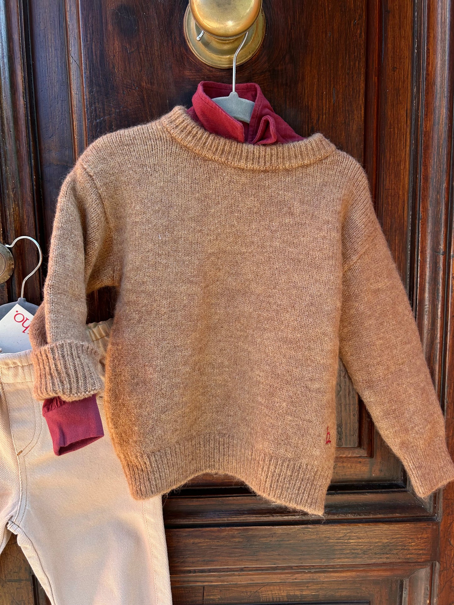T-shirt polo bordeaux