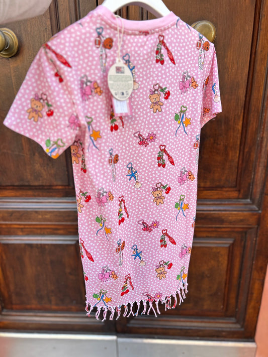 Abitino in cotone con frange