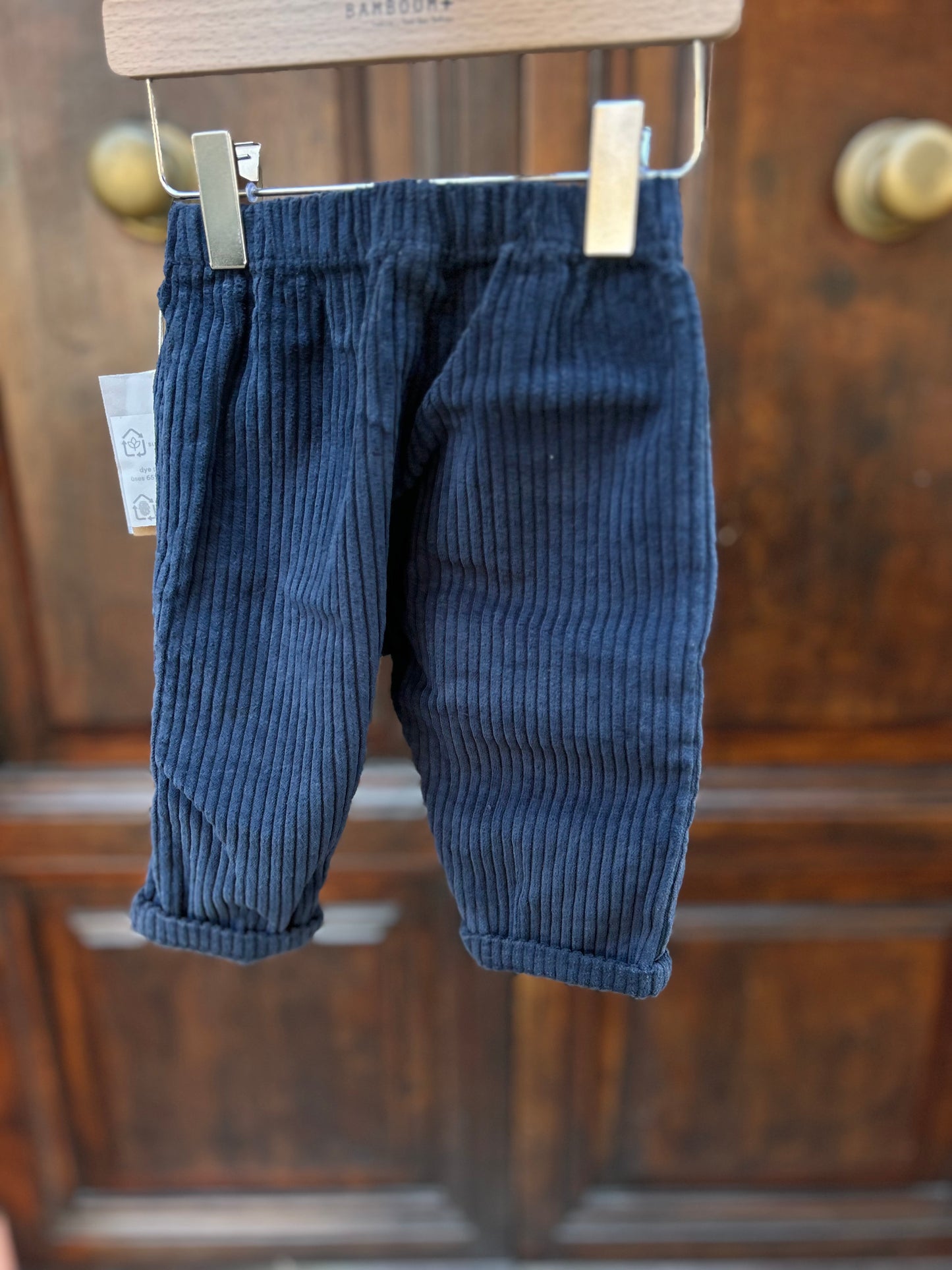 Completo Panta in velluto e maglia a righe
