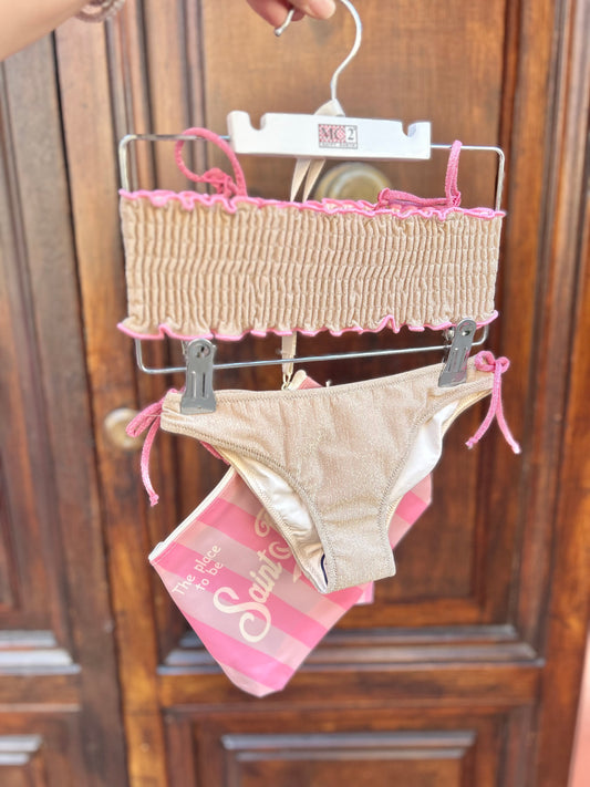 Costume lurex a fascia