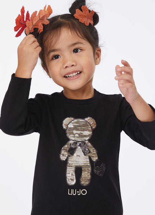 T-shirt paillettes Liujo