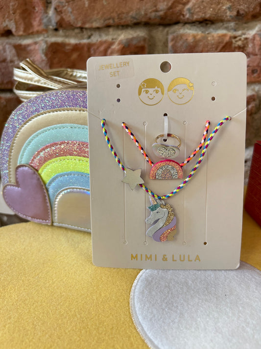 Jewellery set unicorno