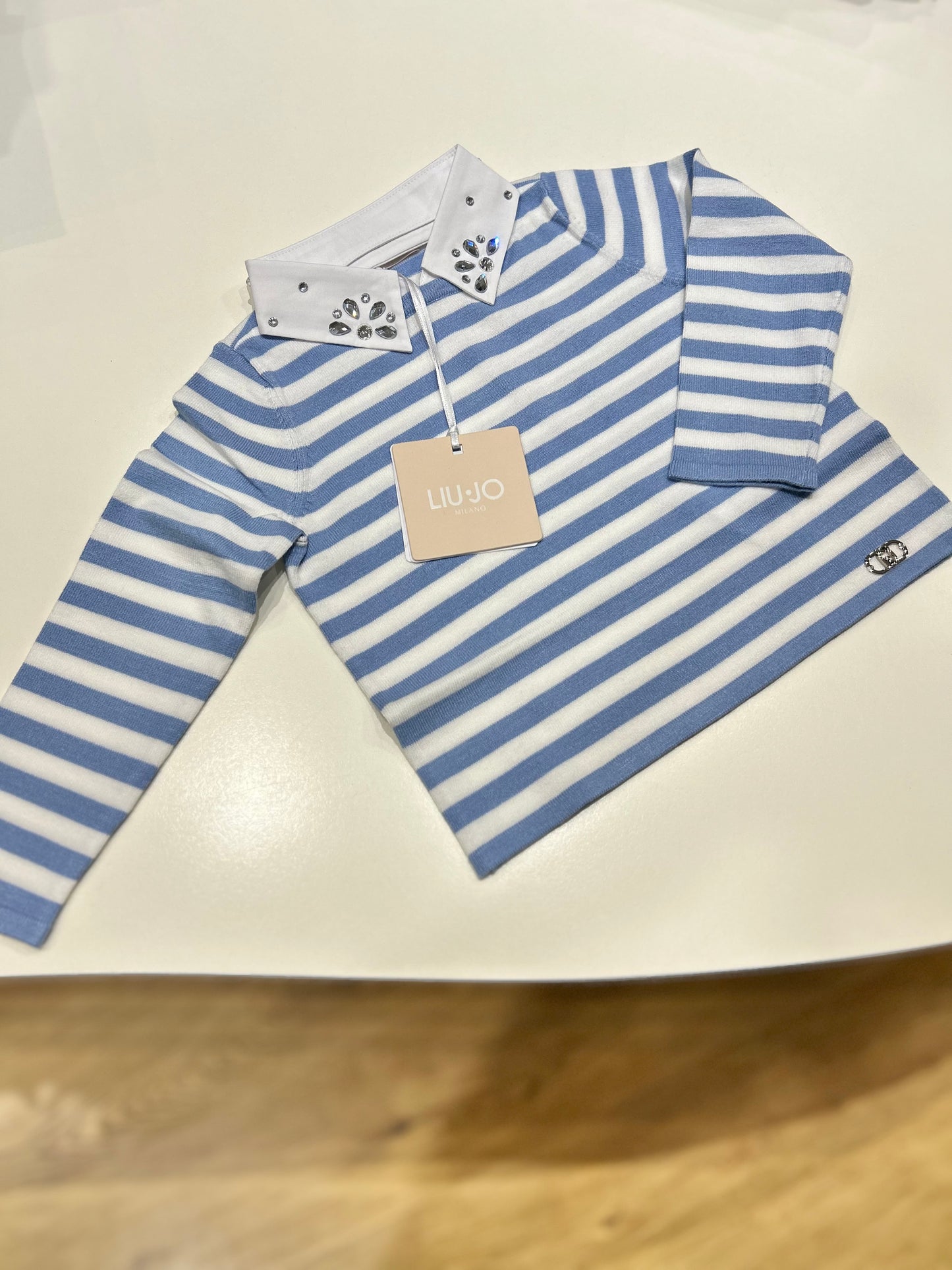 Maglia con colletto camicia