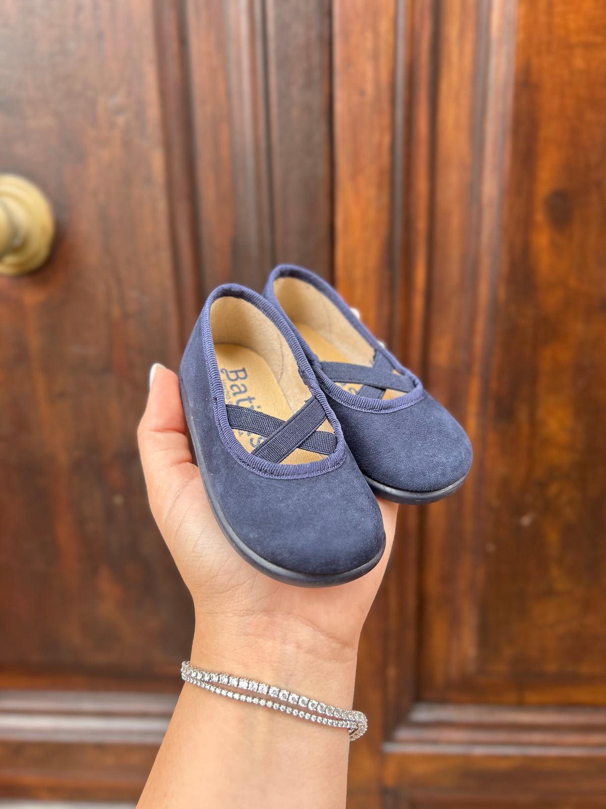 Ballerine blu con elastico
