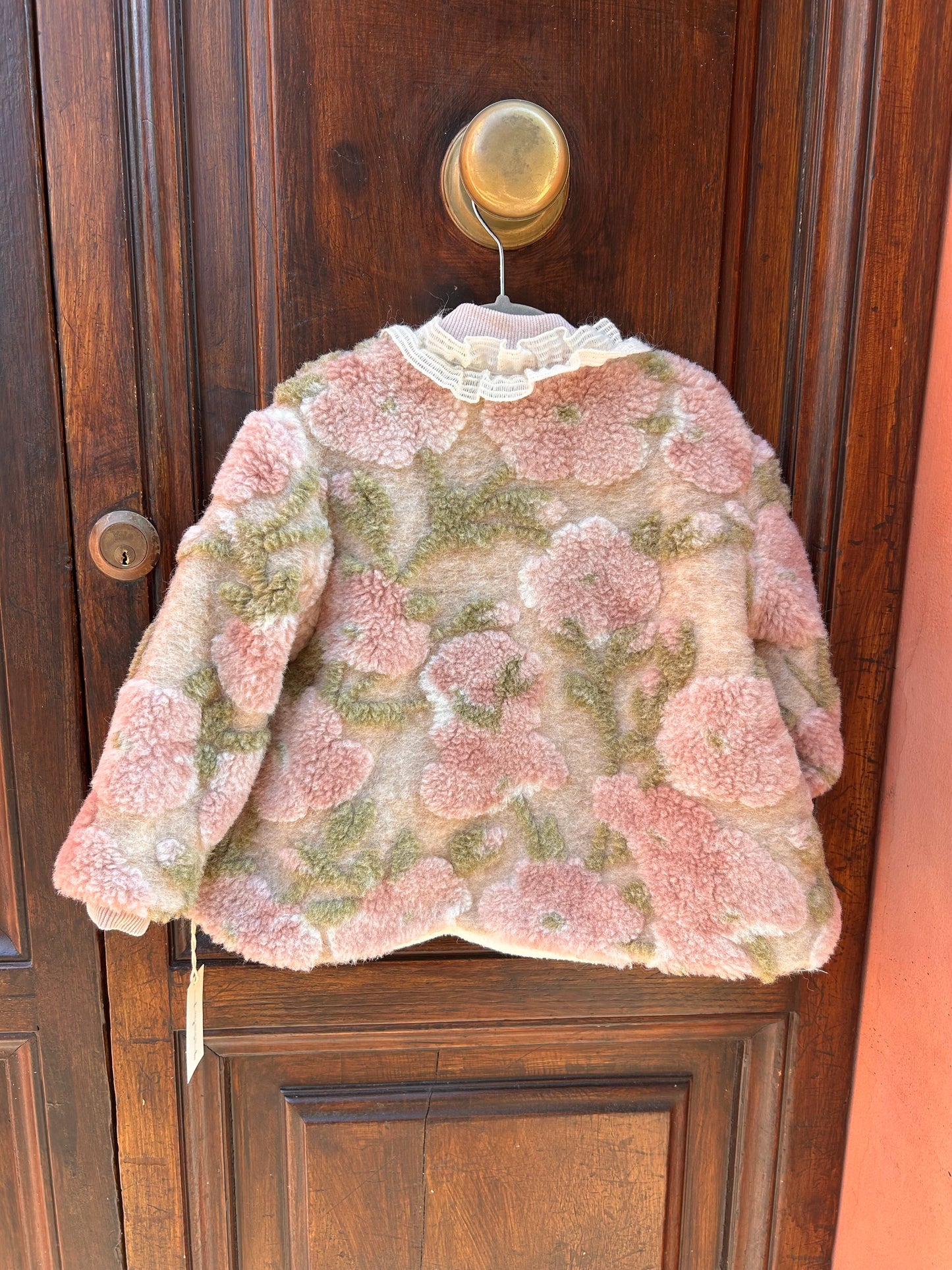 Cappotto fiori e pizzo