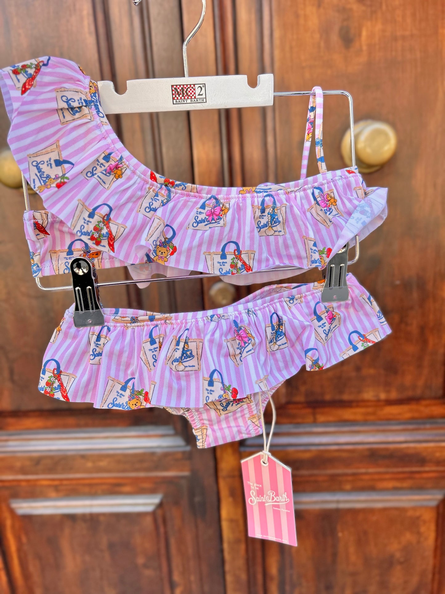 Costume 2pezzi rouches