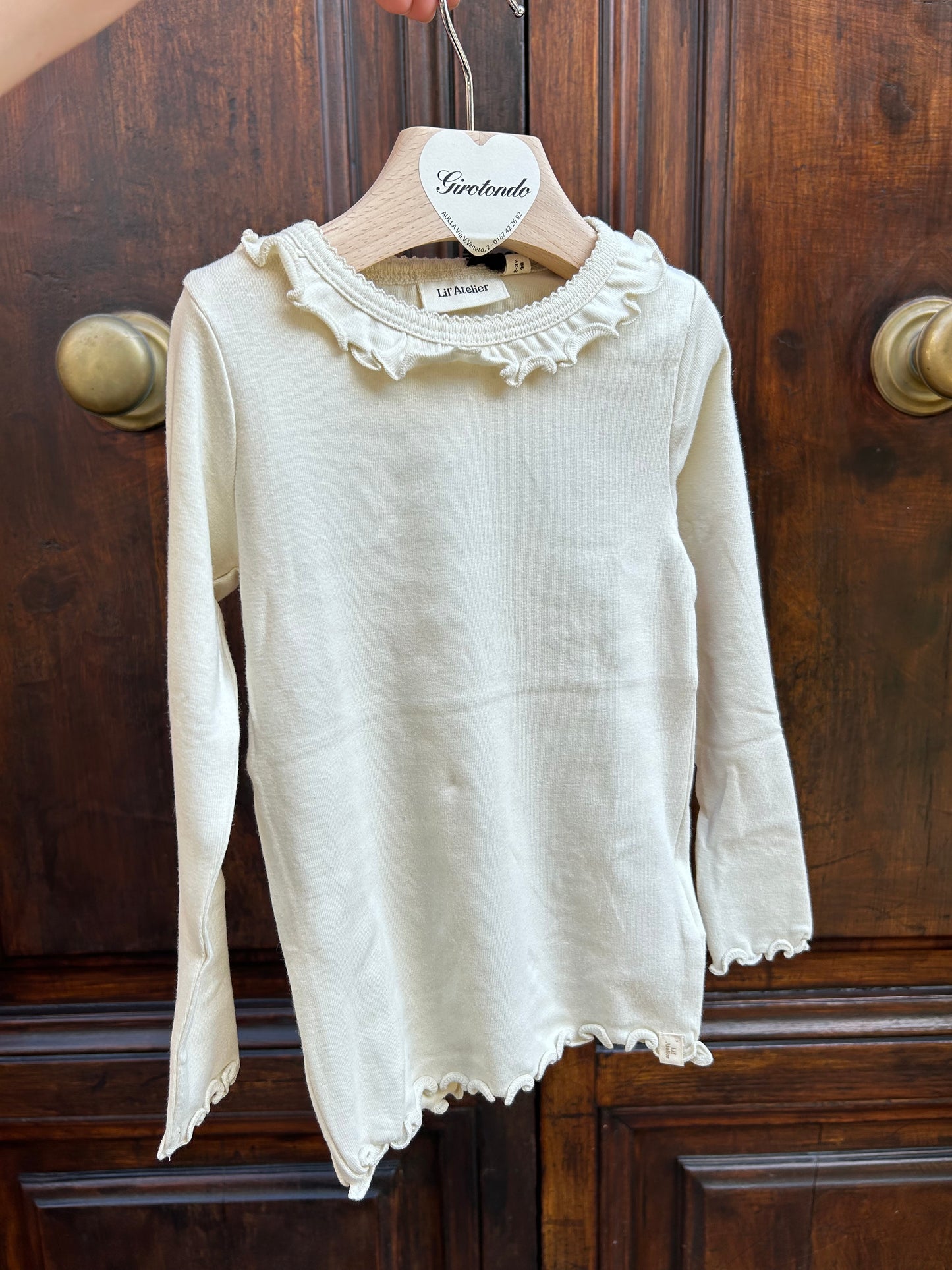 T-shirt con colletto Lil Atelier
