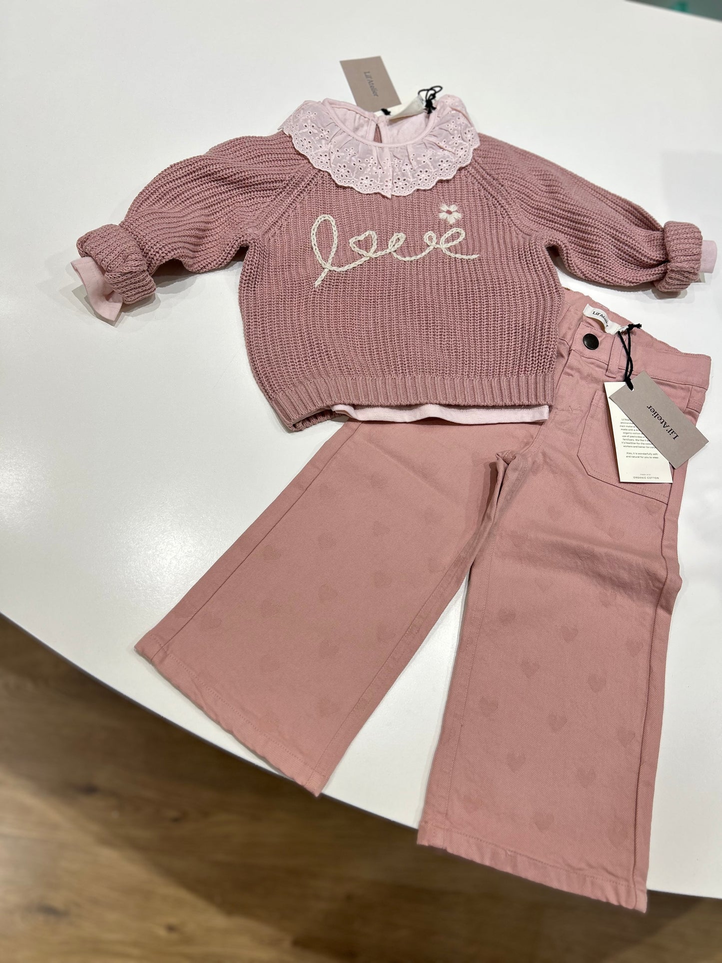 T-shirt con colletto Lil Atelier