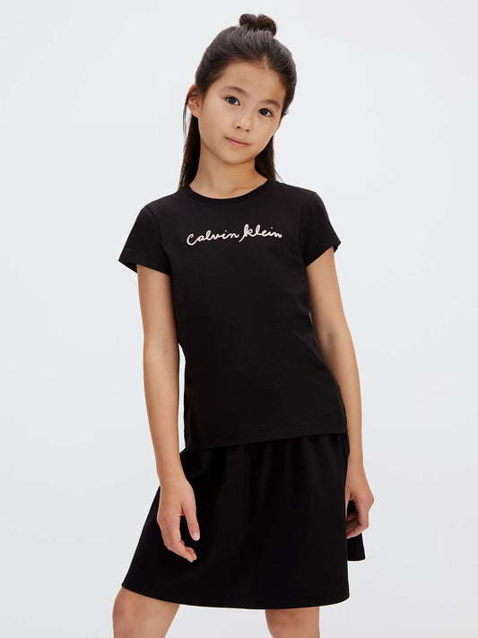 T-shirt logo vestibilità slim