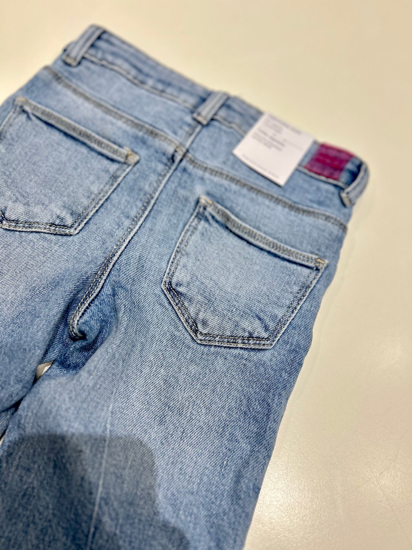 Jeans con risvolto