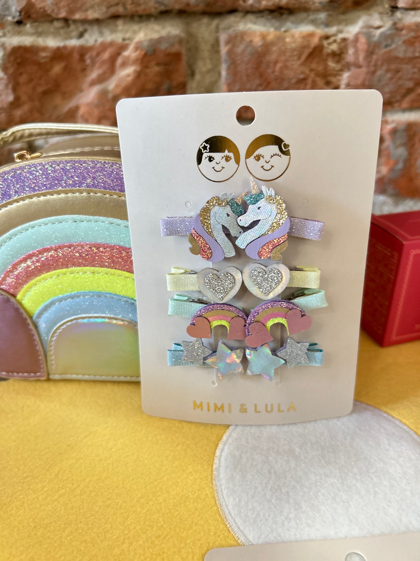 Mini clip unicorno