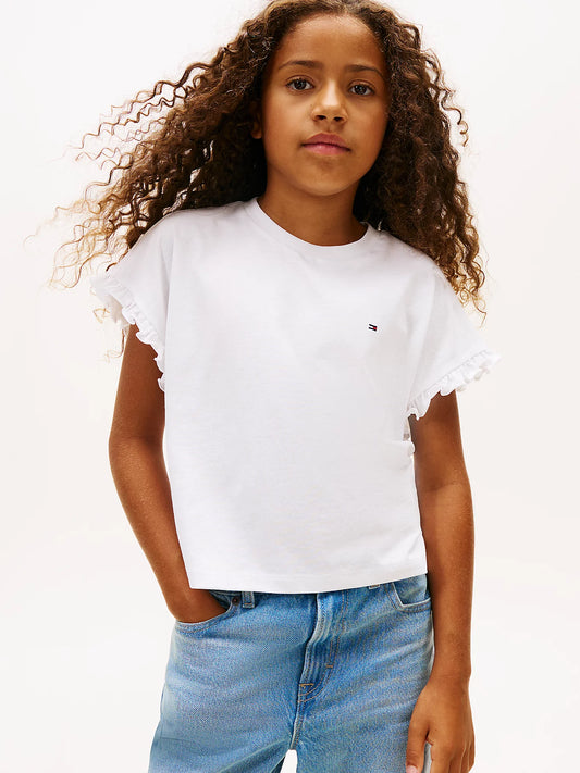 T-shirt con rouches