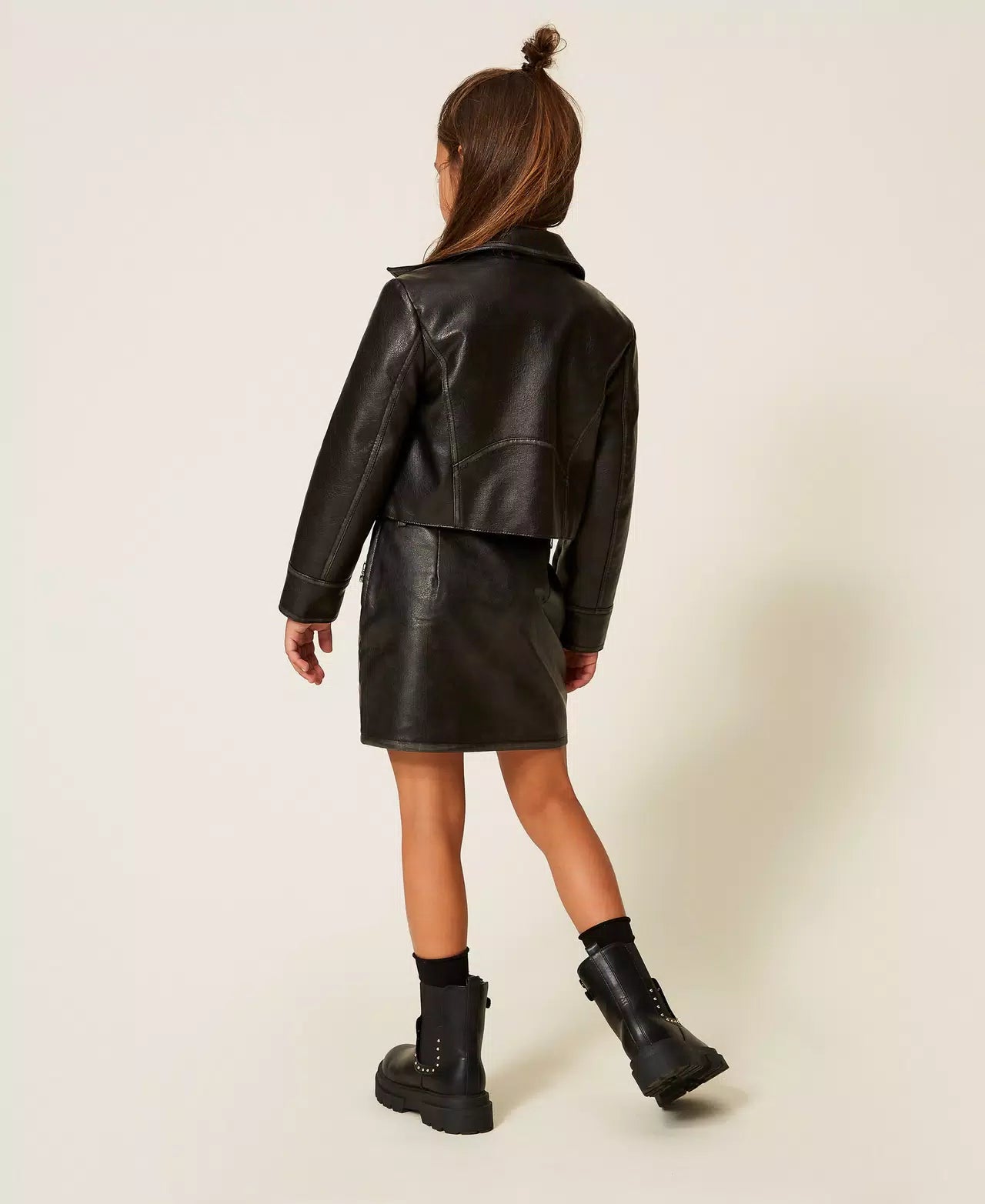 Chiodo ecopelle imbottito Twinset