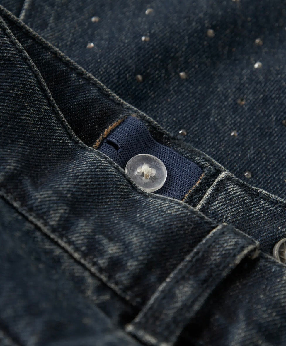 Jeans con strass
