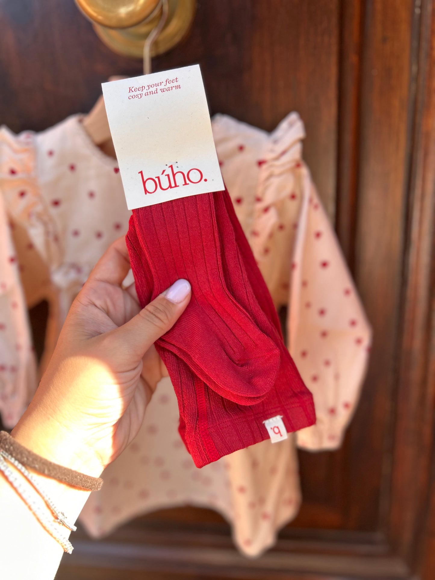 Collant rosso