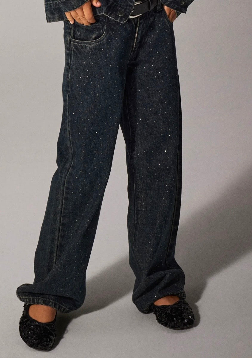 Jeans con strass