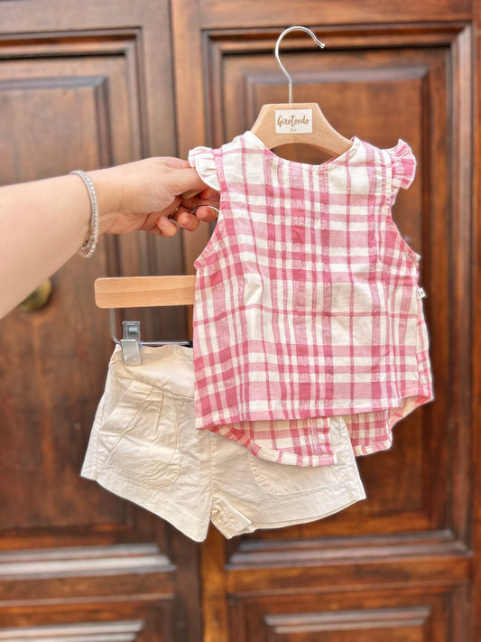 Completo camicia a quadri