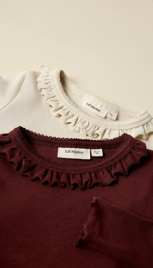 T-shirt con colletto Lil Atelier
