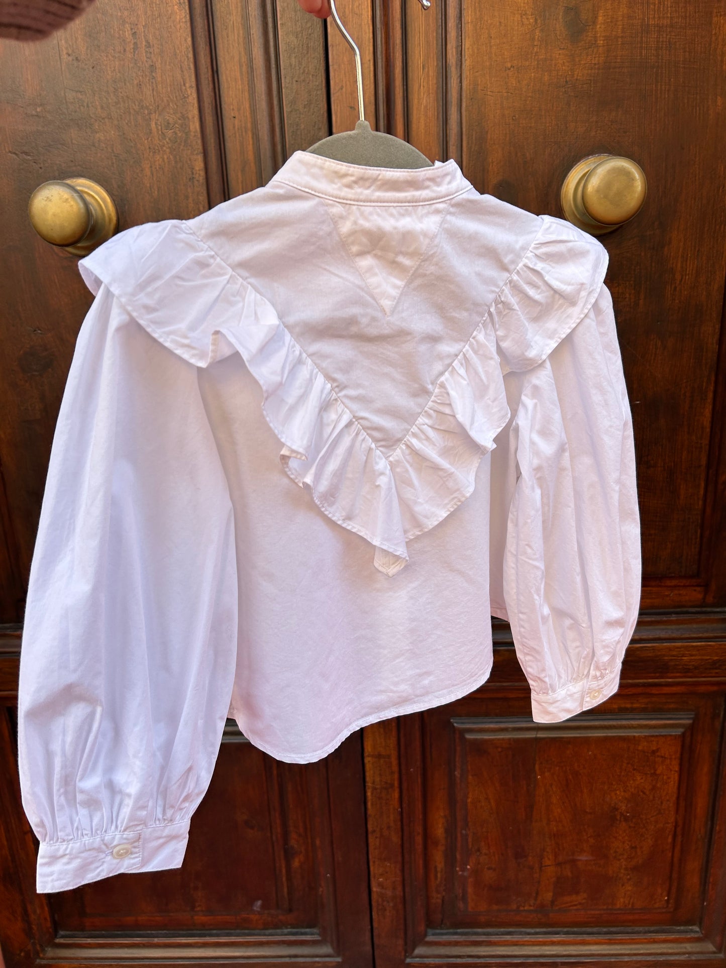 Camicia con rouches