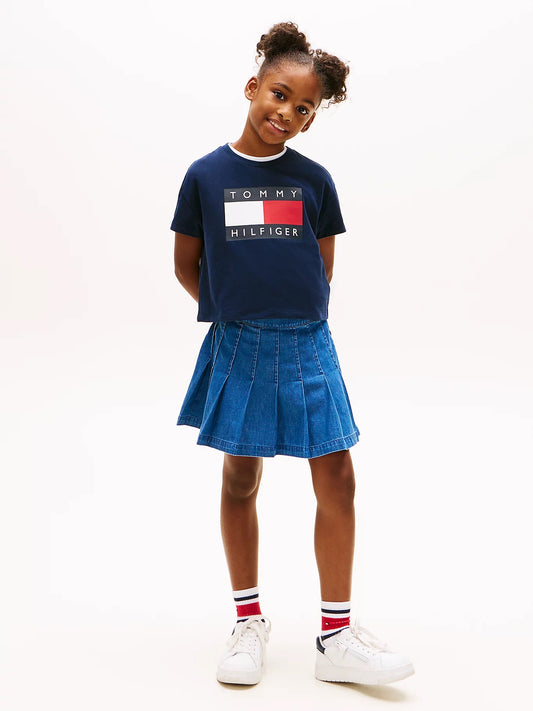 T-Shirt crop logo