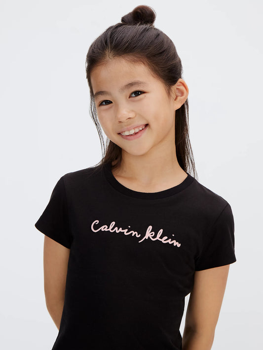 T-shirt logo vestibilità slim