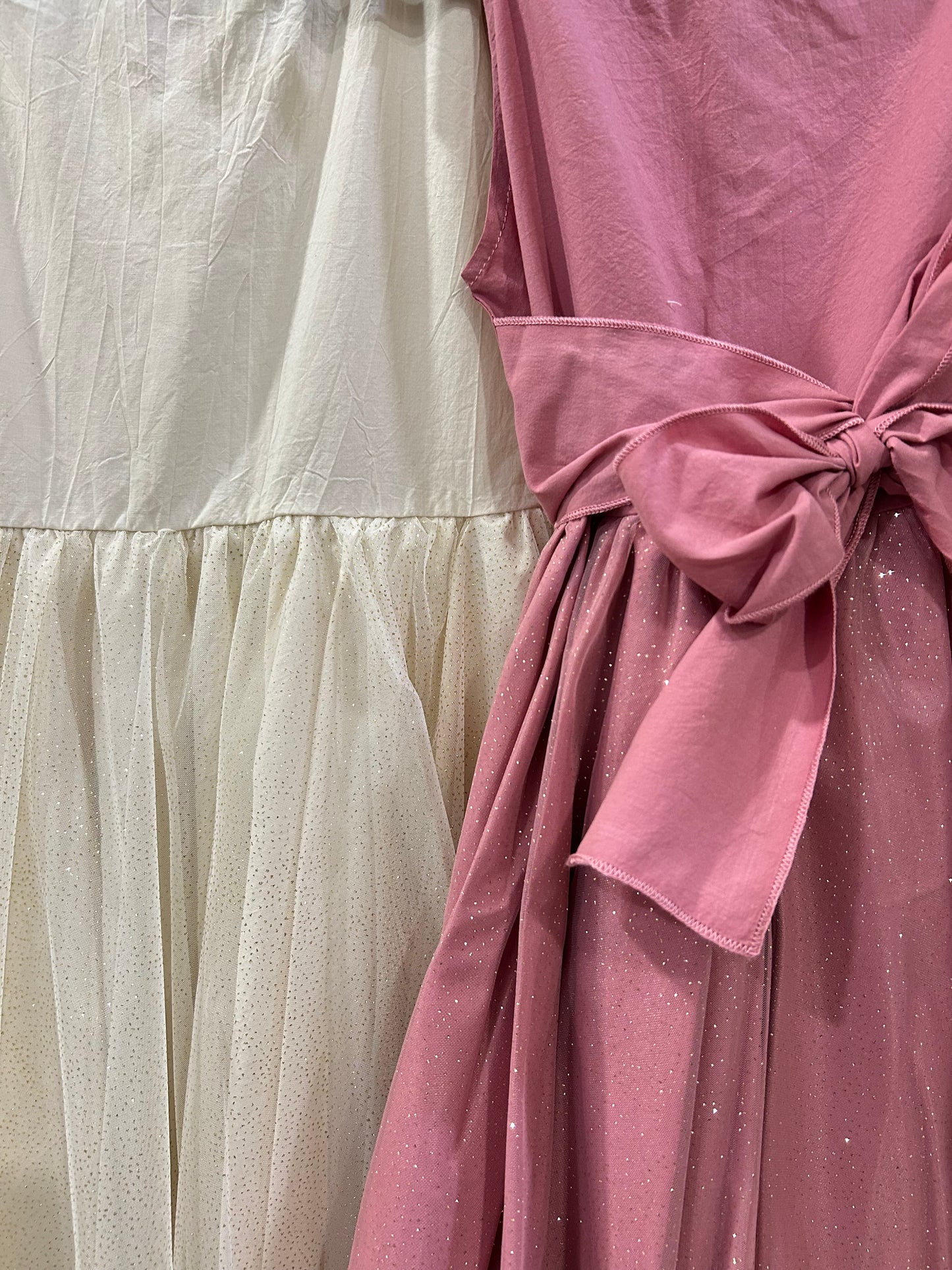 Abito tulle e fiocco