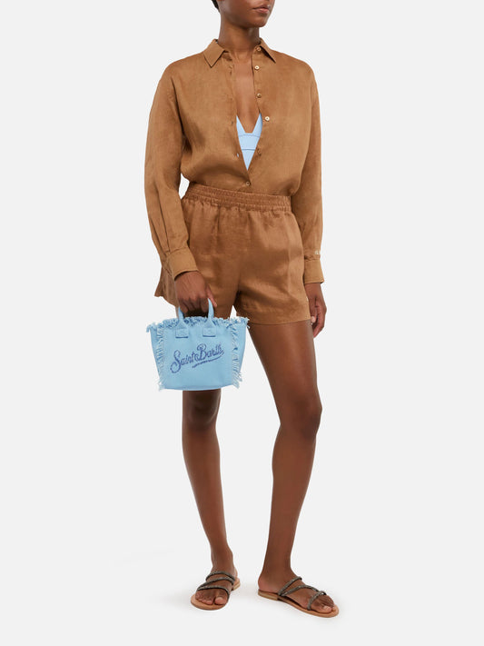 Vanity mini in Canvas con strass