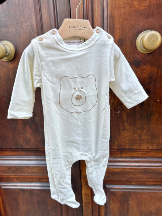 Tutina con piedi orsetto