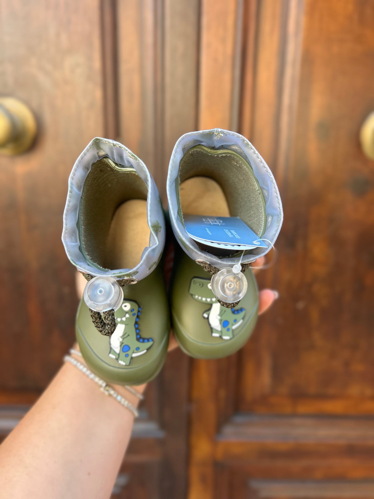 Stivali da pioggia per bambini e bambine – Blu, Rosa e Verde