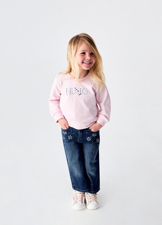 Jeans con strass