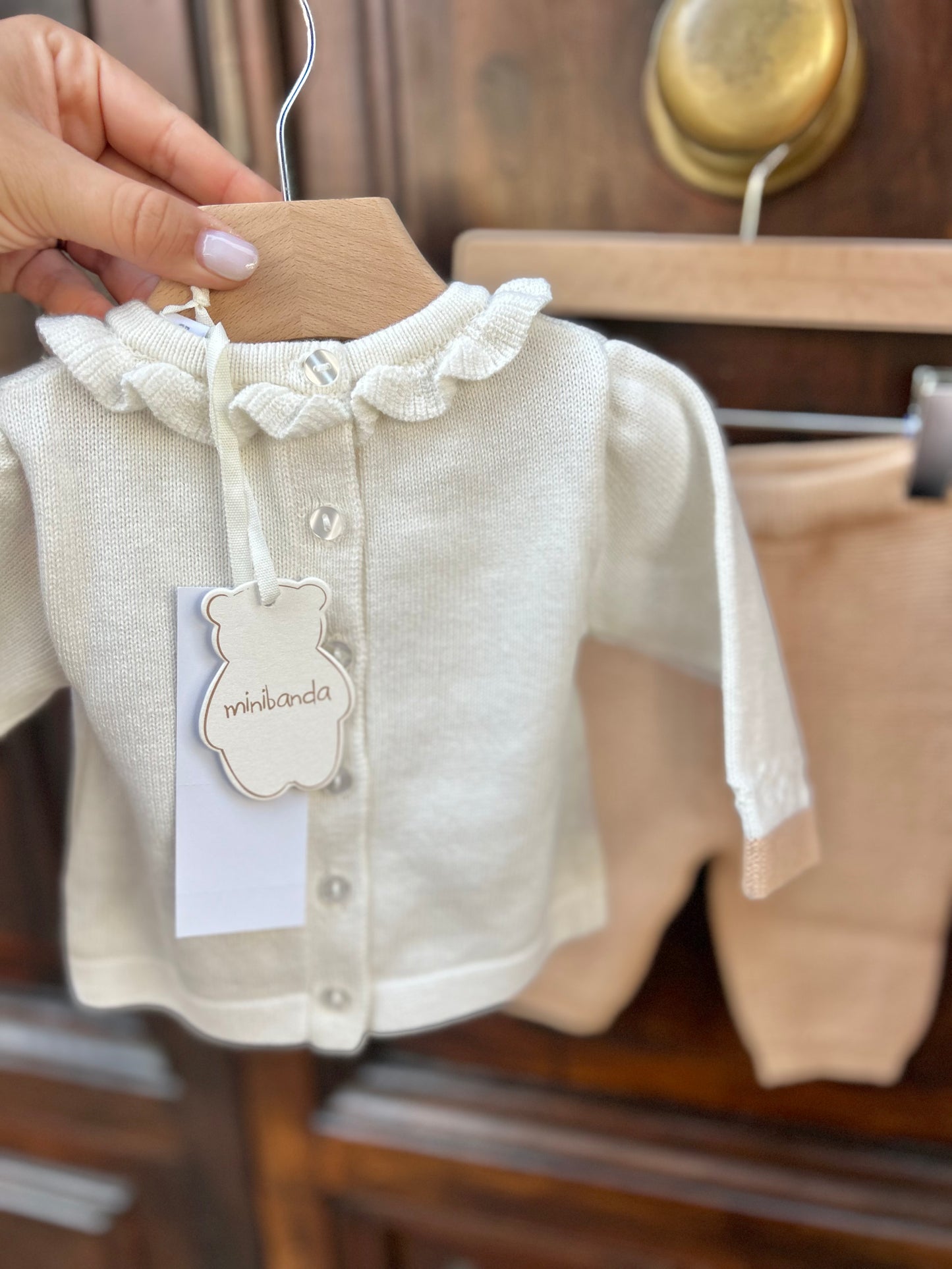 Tutina 2 pezzi cotone e lana 🧸