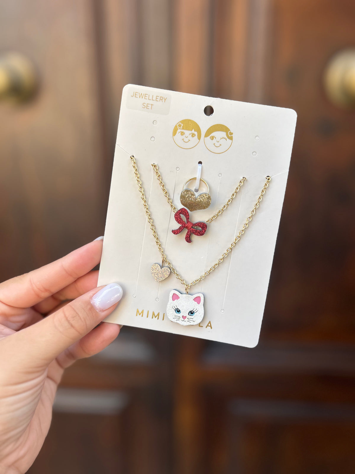 Jewellery set gatto