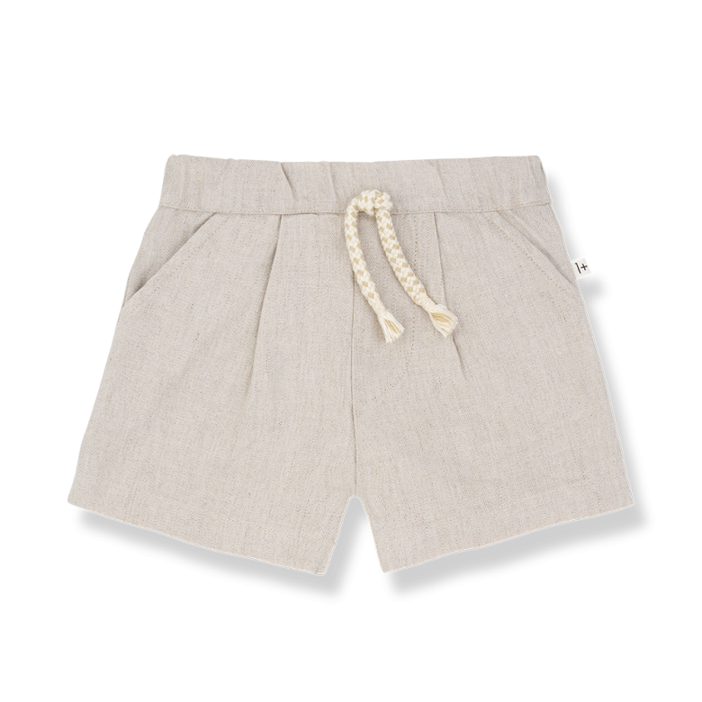 Completo Panta lino Polo rigata