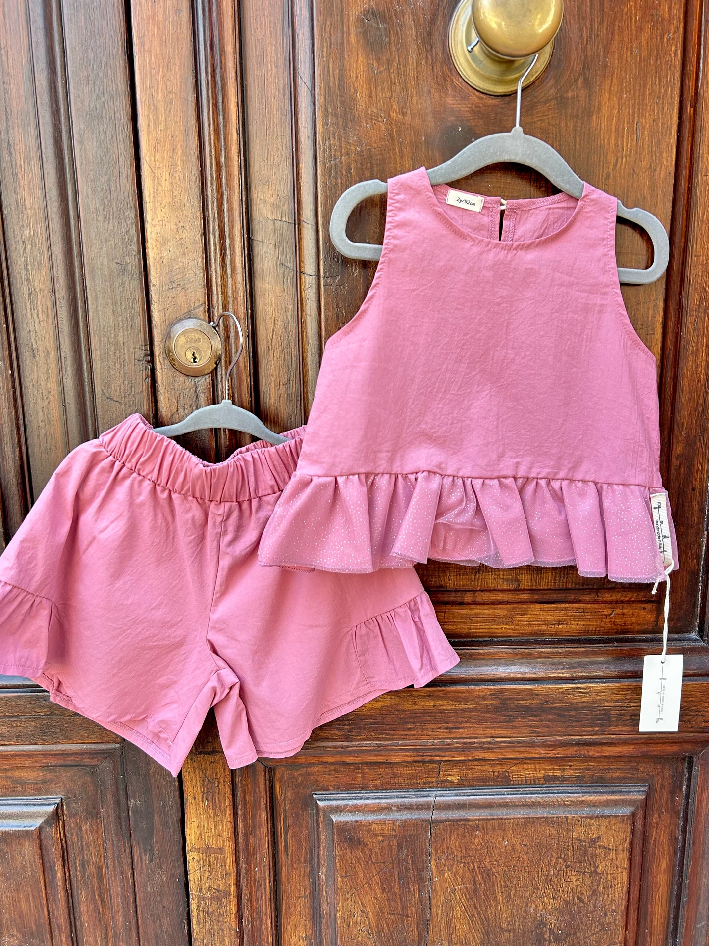 Completo rouches e tulle