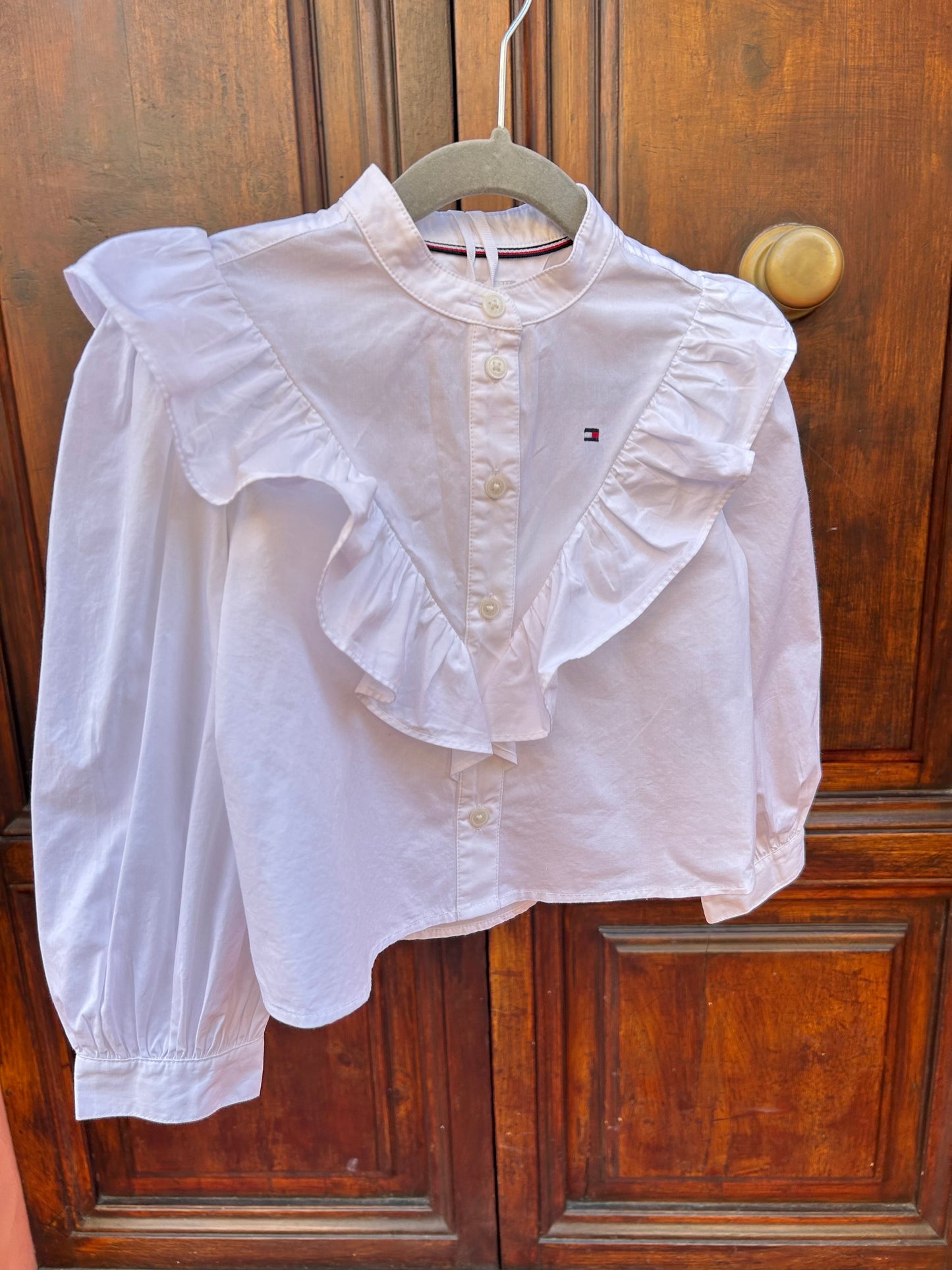Camicia con rouches