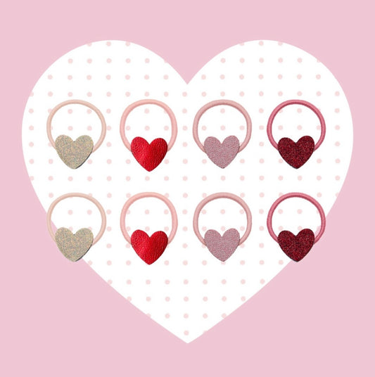Mini elastici cuori